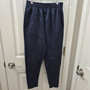 Adidas Joggers Blue Heathered Pants boys M (10/12) Casual Athletic Sports Pullon